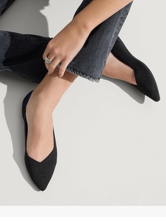 Rothy's Shoes - Rothy's The Point II Black Flats Size W7.5